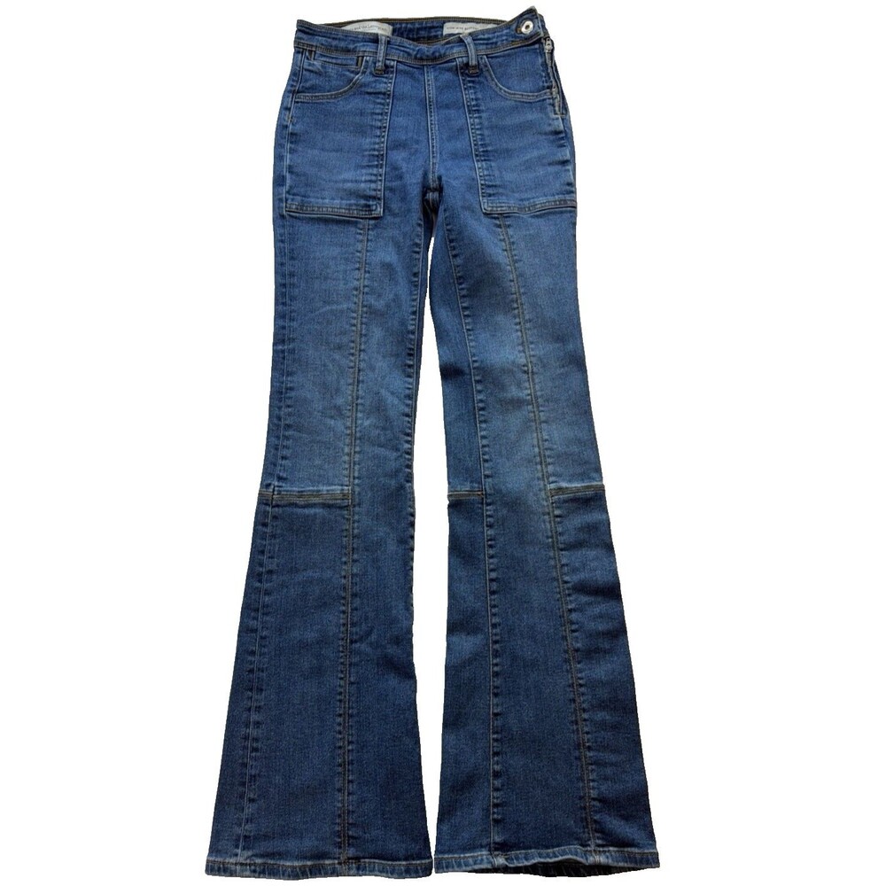 Pilcro and the Letterpress Jeans Womens High Rise Bootcut Flare Anthropologie 25